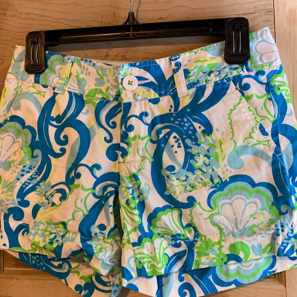 Lilly Pulitzer Callahan Shorts 00 EUC
